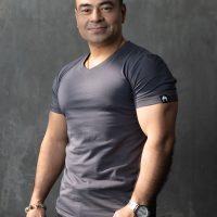 Unisex Organic Cotton V Neck Tee